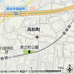 香川県高松市高松町1887-1周辺の地図