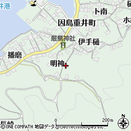 広島県尾道市因島重井町6419周辺の地図