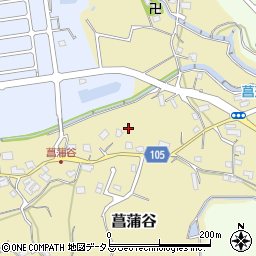 和歌山県橋本市菖蒲谷周辺の地図