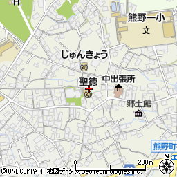 広島県熊野町（安芸郡）中溝周辺の地図