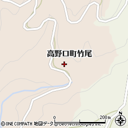 和歌山県橋本市高野口町竹尾292周辺の地図