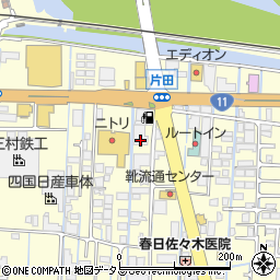 株式会社佐藤渡辺　四国営業所周辺の地図