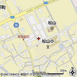 香川県農業協同組合　ふれあいセンター　松山店周辺の地図