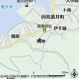 広島県尾道市因島重井町6357周辺の地図