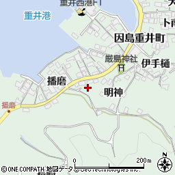 広島県尾道市因島重井町6375-2周辺の地図