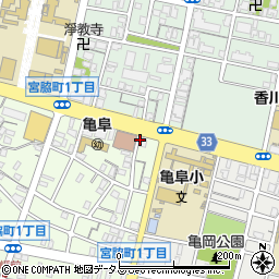 新日本補聴器株式会社　新日本補聴器センター　高松店周辺の地図