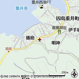 広島県尾道市因島重井町6377-1周辺の地図