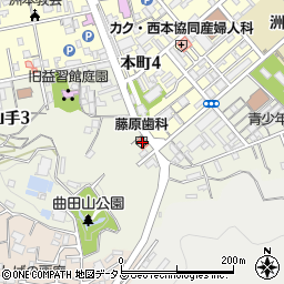 藤原歯科周辺の地図