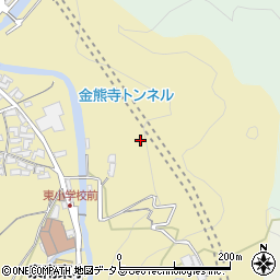 金熊寺１号トンネル周辺の地図