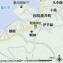 広島県尾道市因島重井町6343周辺の地図