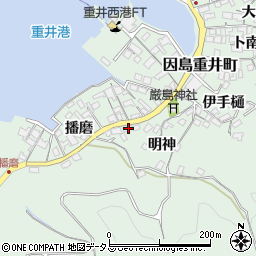 広島県尾道市因島重井町6350周辺の地図