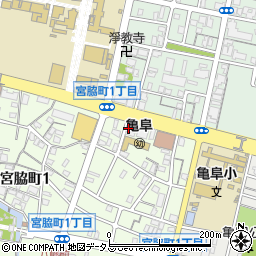 山田新光堂周辺の地図