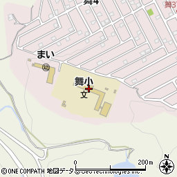 阪南市立舞小学校周辺の地図