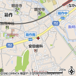 ローソン阪南箱作店周辺の地図