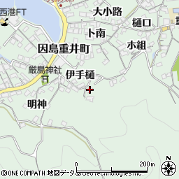広島県尾道市因島重井町6504周辺の地図