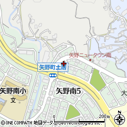 セブンイレブン広島矢野ニュータウン店周辺の地図