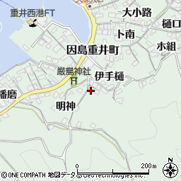 広島県尾道市因島重井町6489周辺の地図