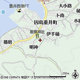 広島県尾道市因島重井町6334周辺の地図