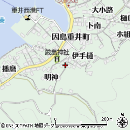 広島県尾道市因島重井町6333周辺の地図