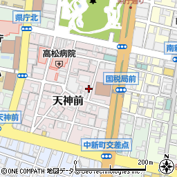 香川県高松市天神前3-8周辺の地図