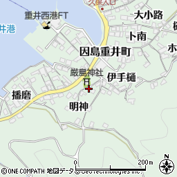 広島県尾道市因島重井町6335周辺の地図