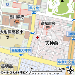 香川県庁教育委員会　健康福利課課長周辺の地図