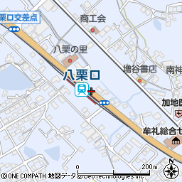 八栗口駅周辺の地図