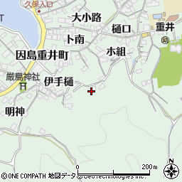 広島県尾道市因島重井町6521周辺の地図