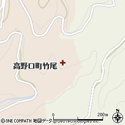 和歌山県橋本市高野口町竹尾353周辺の地図
