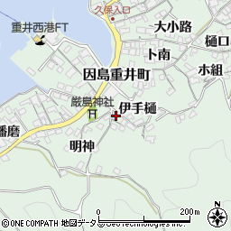広島県尾道市因島重井町6490周辺の地図