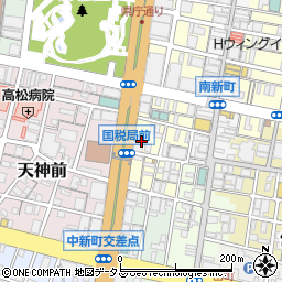 香川県信用組合　本店融資部周辺の地図
