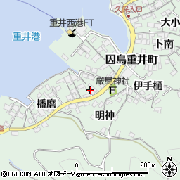 広島県尾道市因島重井町6266周辺の地図