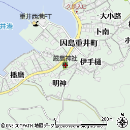 広島県尾道市因島重井町6329周辺の地図
