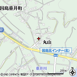 広島県尾道市因島重井町1505周辺の地図