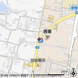 香川県高松市香西南町607-5周辺の地図