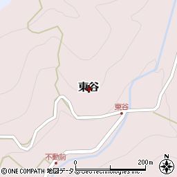 和歌山県伊都郡かつらぎ町東谷周辺の地図