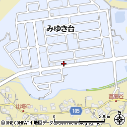 和歌山県橋本市みゆき台3周辺の地図