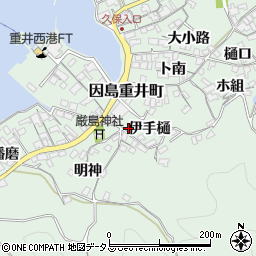 広島県尾道市因島重井町6601周辺の地図