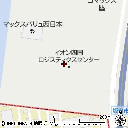 株式会社ムロオ　高松支店坂出番の州センター周辺の地図
