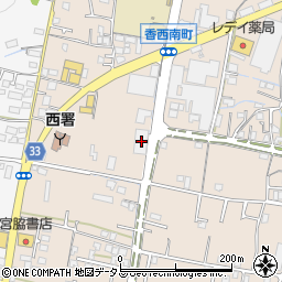 香川県高松市香西南町587周辺の地図