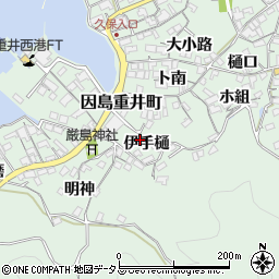 広島県尾道市因島重井町6596周辺の地図