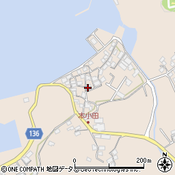 香川県さぬき市小田544周辺の地図