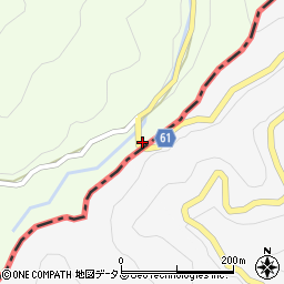 蔵王峠周辺の地図