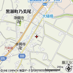 広島県東広島市黒瀬町乃美尾536周辺の地図