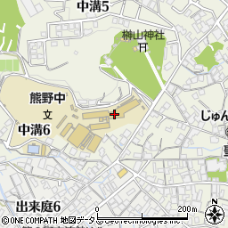 熊野町立熊野中学校周辺の地図