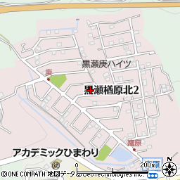 広島県東広島市黒瀬楢原北周辺の地図