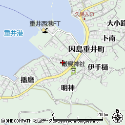 広島県尾道市因島重井町6280周辺の地図