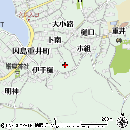 広島県尾道市因島重井町6588周辺の地図