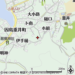 広島県尾道市因島重井町6542周辺の地図