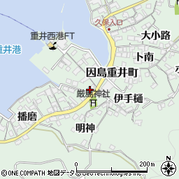 広島県尾道市因島重井町6325周辺の地図